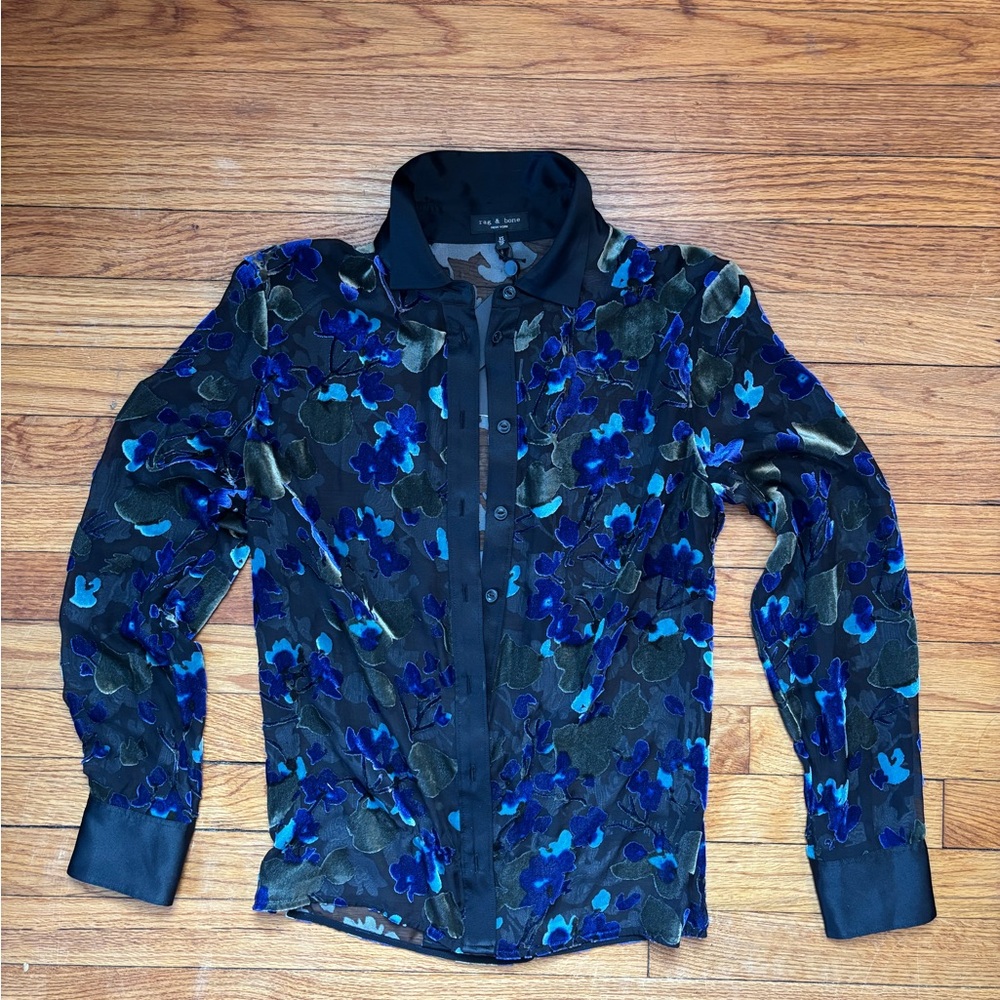Rag & Bone Floral Blouse